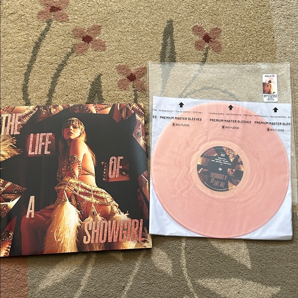 Taylor Swift “the life of a Showgirl” 🎯exclusive pink summertime spritz Vinyl LP